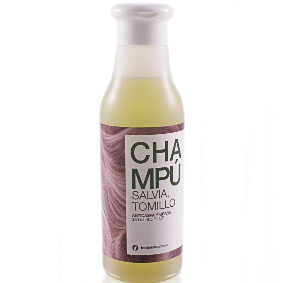 Champú Anticaspa / Cabellos Grasos con Salvia y Tomillo 250 ml Ebers