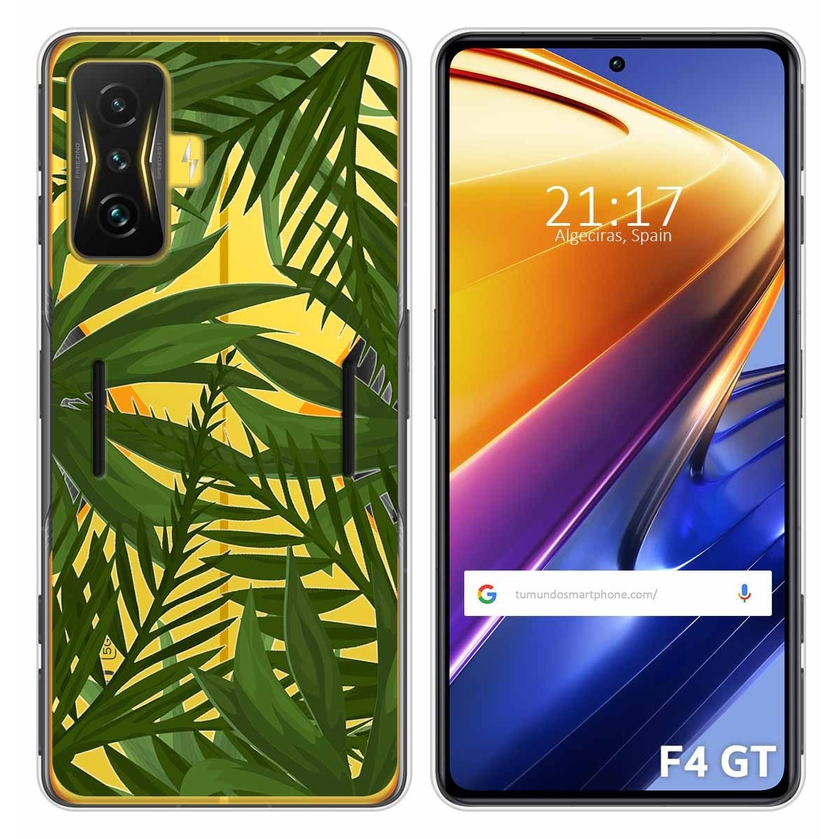 Funda Silicona Transparente para Xiaomi POCO F4 GT 5G diseño Jungla Dibujos