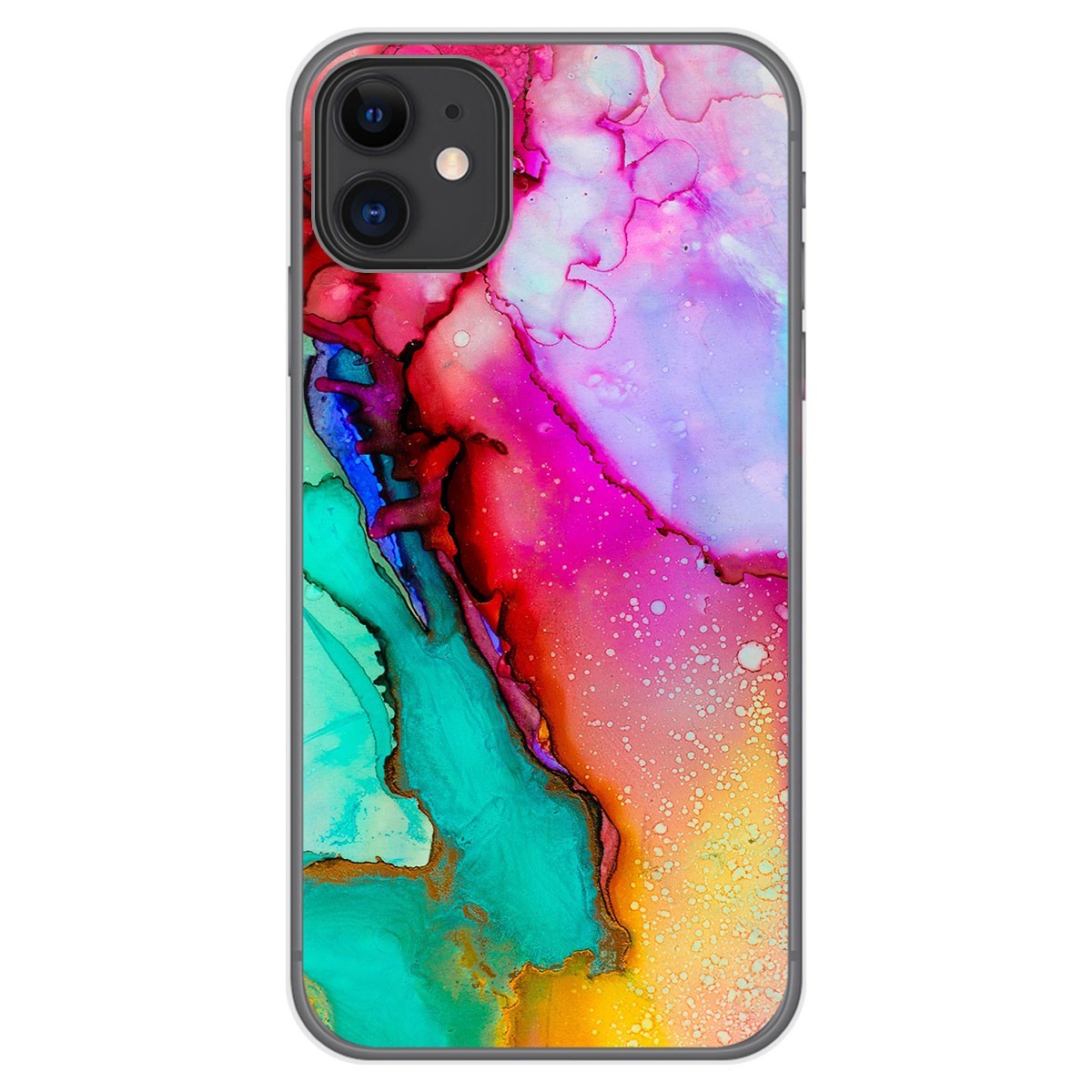 Tumundosmartphone Funda Gel Tpu para Iphone 11 (6.1) diseño Mármol 15 Dibujos
