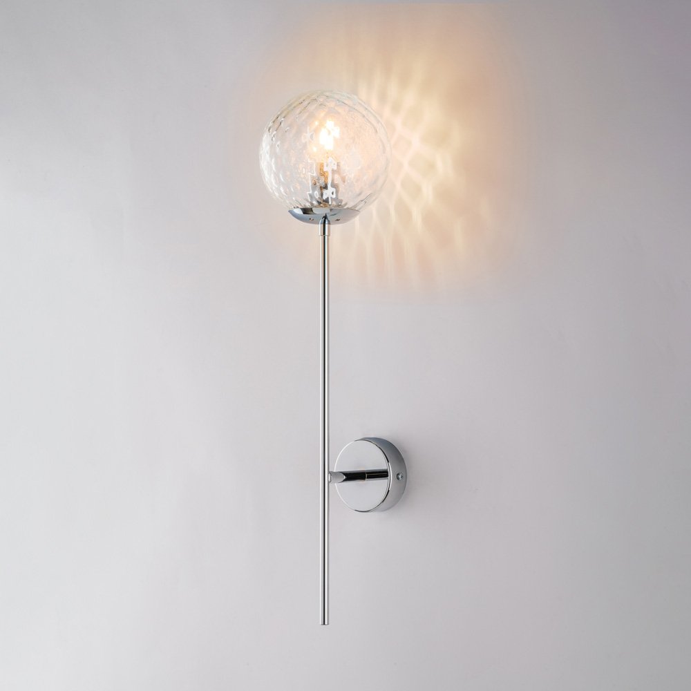 Apliques Contemporáneos Demetra Cromo 1 Luz E14