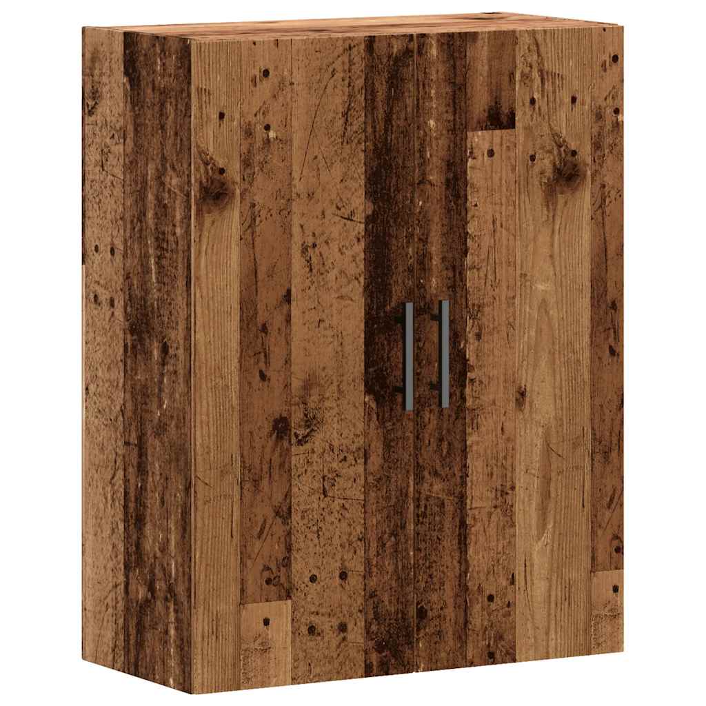 vidaXL Armario de pared madera ingeniería marrón roble 69,5x34x90 cm en color Roble artisan/Madera antigua/Roble Sonoma | almacenamiento funcional diseño moderno para baño dormitorio sala