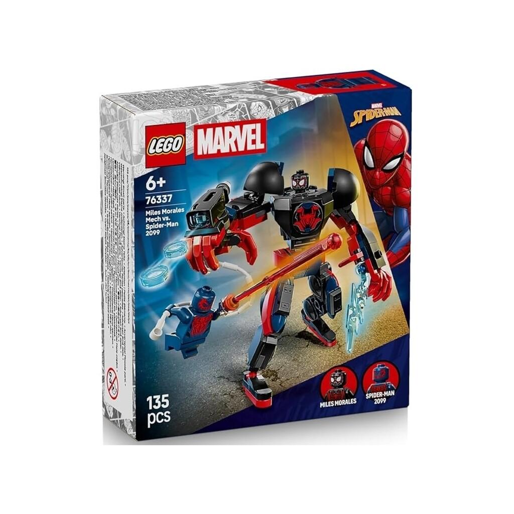 Lego Marvel Armadura Robótica de Miles Morales vs Spiderman 2099