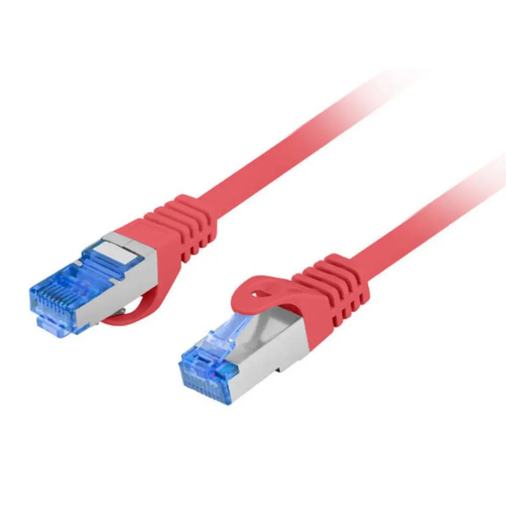 Lanberg PCF6A-10CC cable de red Rojo 0.5 m Cat6a S/FTP (S-STP)