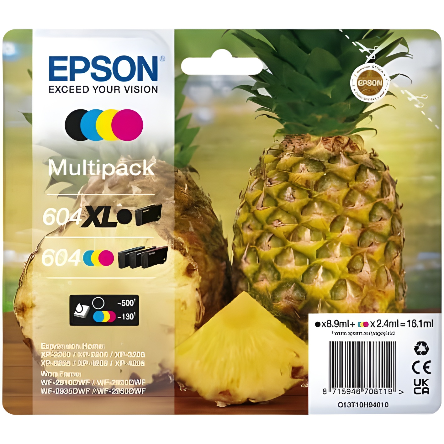 Cartucho de Tinta Epson 604XL 603XL Starfish CMYK Sec de Alta Capacidad para Impresora