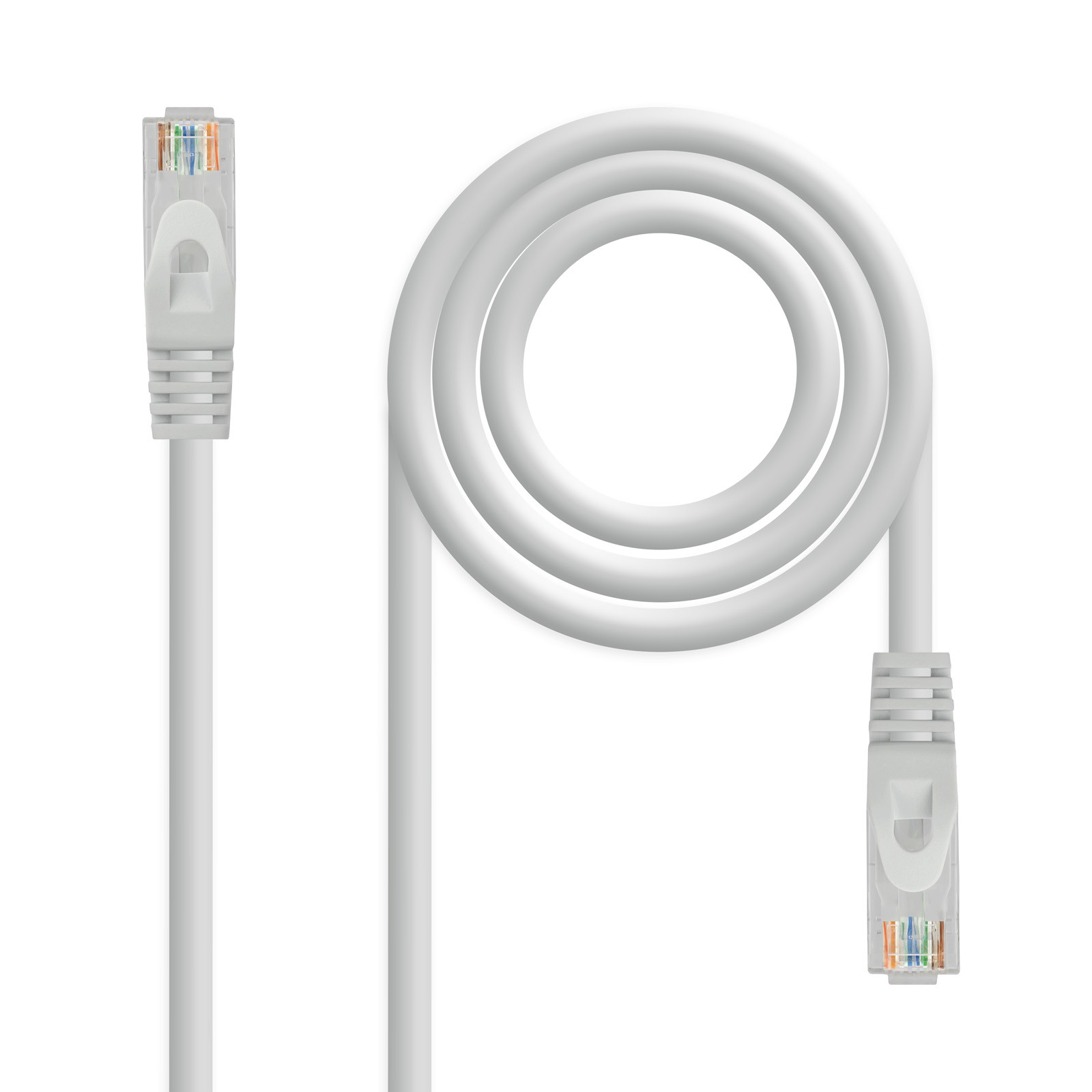 Latiguillo Rj45 Cat6a Utp Cu Lszh 1,5m Gris Nanocable 10.20.1801-l150