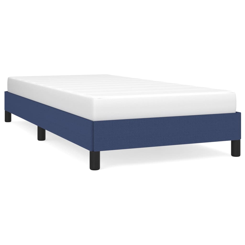 vidaXL Estructura de cama sin colchón tela azul 80x200 cm