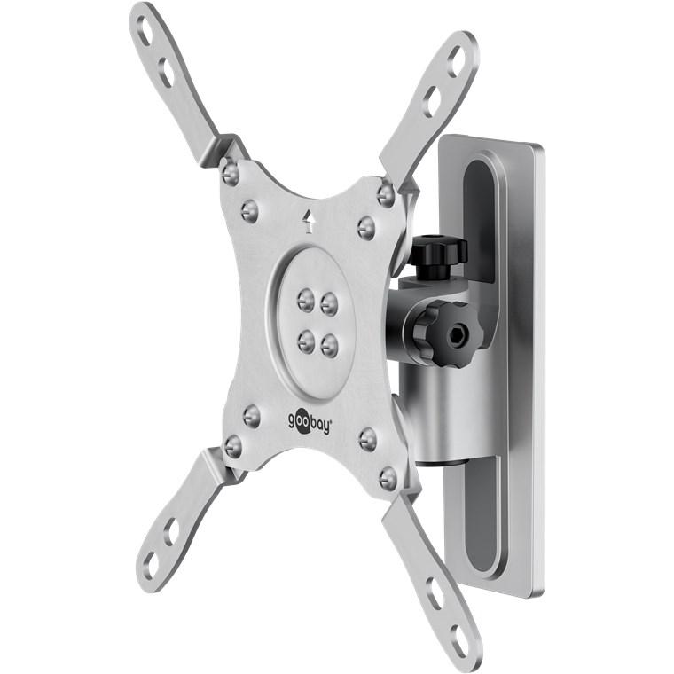 Soporte de pared para tv caravan tilt (m), plateado, soporte para televisores de 13 a 43 pulgadas (33 – 109 cm), máx. 15 kg, totalmente móvil: giratorio e inclinable.