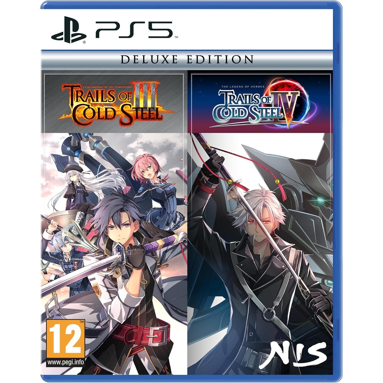 The Legend of Heroes: Trails of Cold Steel III / The Legend of Heroes: Trails of Cold Steel IV Deluxe Edition Juego para Consola Sony PlayStation 5 PS5
