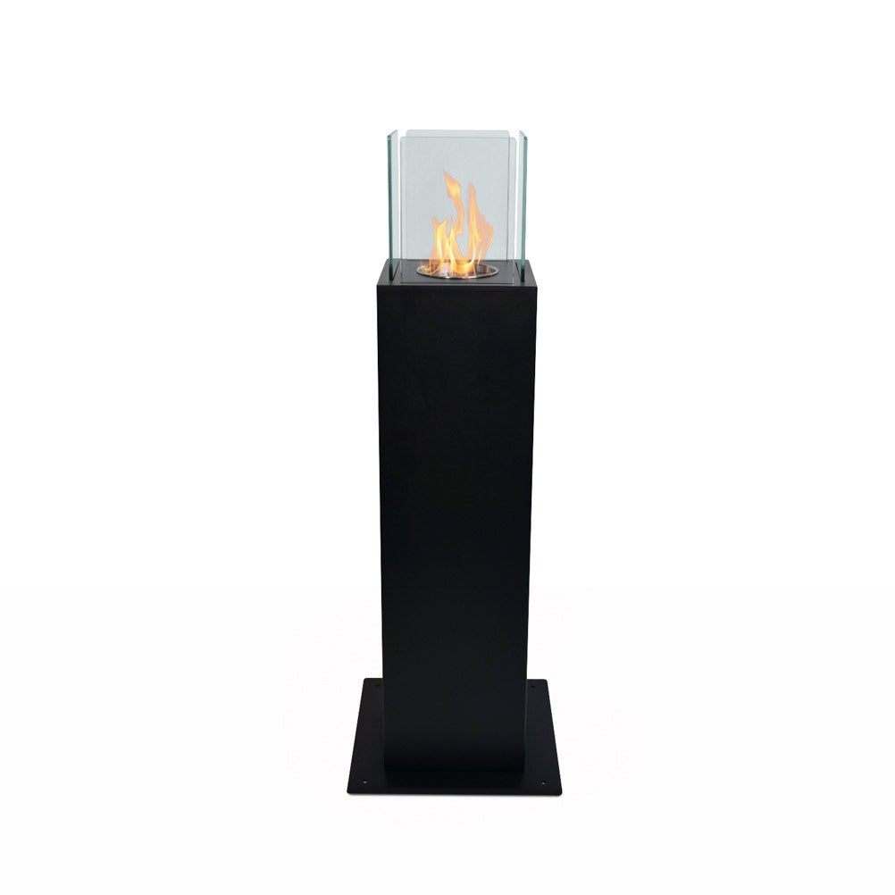 Chimenea de Bioetanol para Jardín biochimenea de exterior Capri 70 Negro
