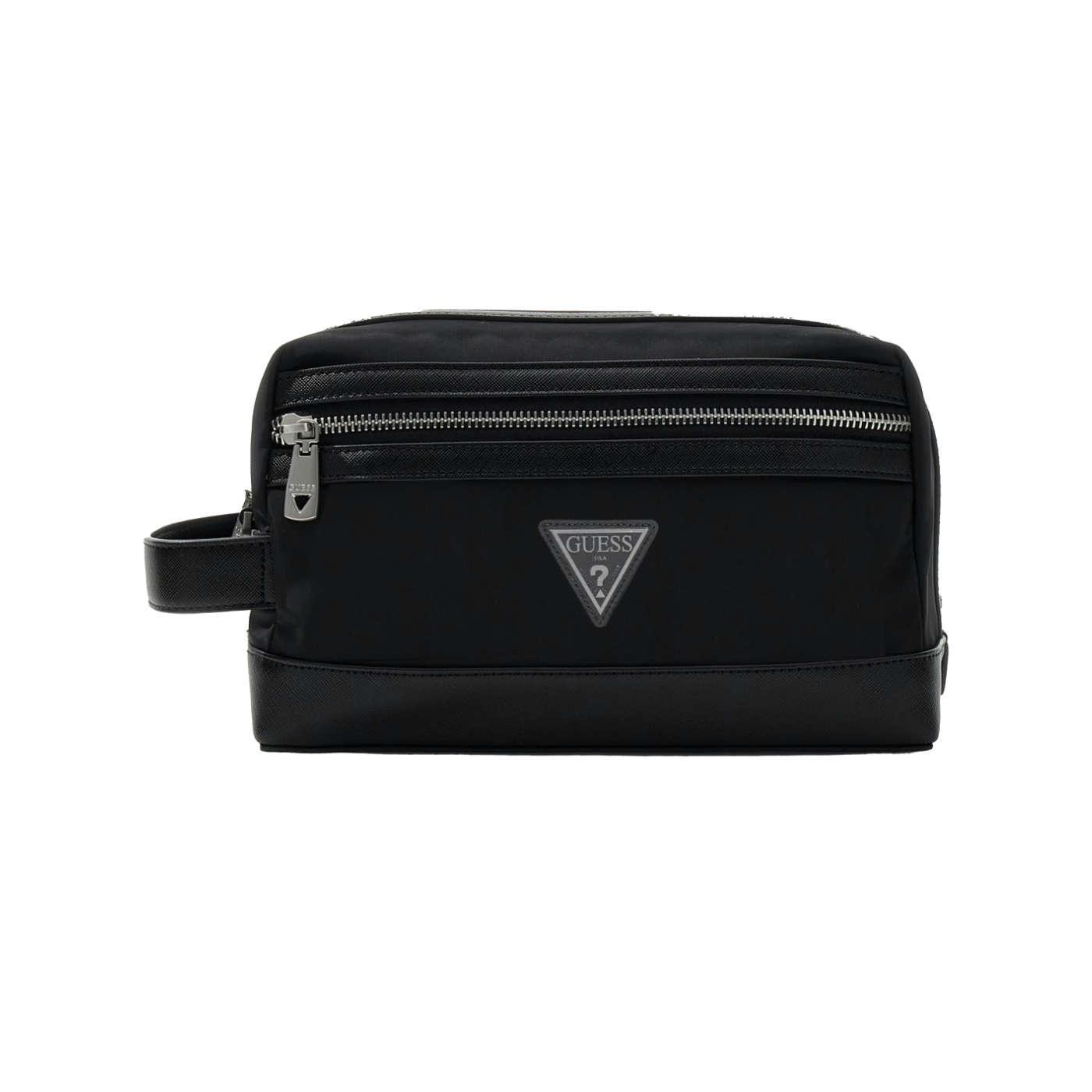 Neceser Guess Berlin negro detalles plata de hombre