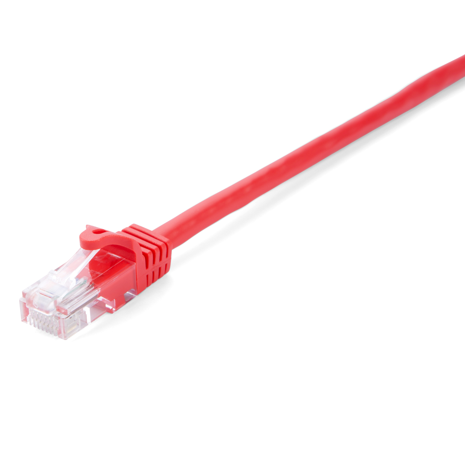 V7 Cable de red CAT6 STP 01M Rojo, 1 m, Cat6, U/UTP (UTP), RJ-45, RJ-45, Rojo