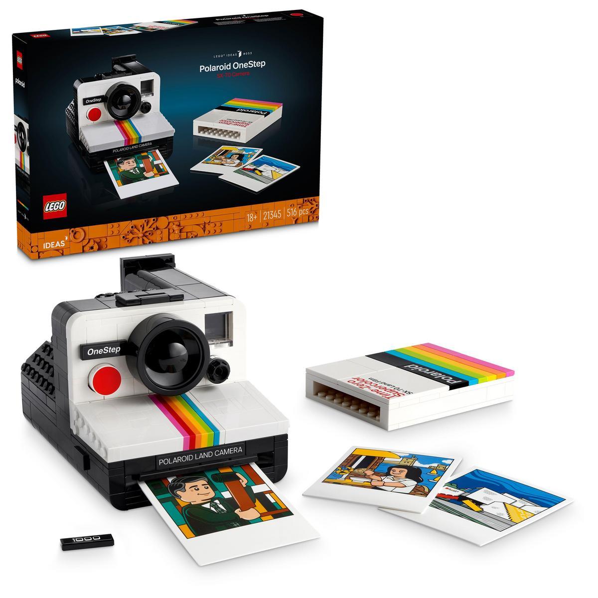LEGO 21345 Ideas Cámara Polaroid OneStep SX-70 Regalo para fotógrafos