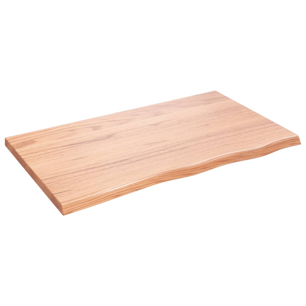 vidaXL Encimera de Baño Tablero Plegable de Mesa Madera Tratada Color Marrón claro,  Natural,  Gris oscuro y mas
