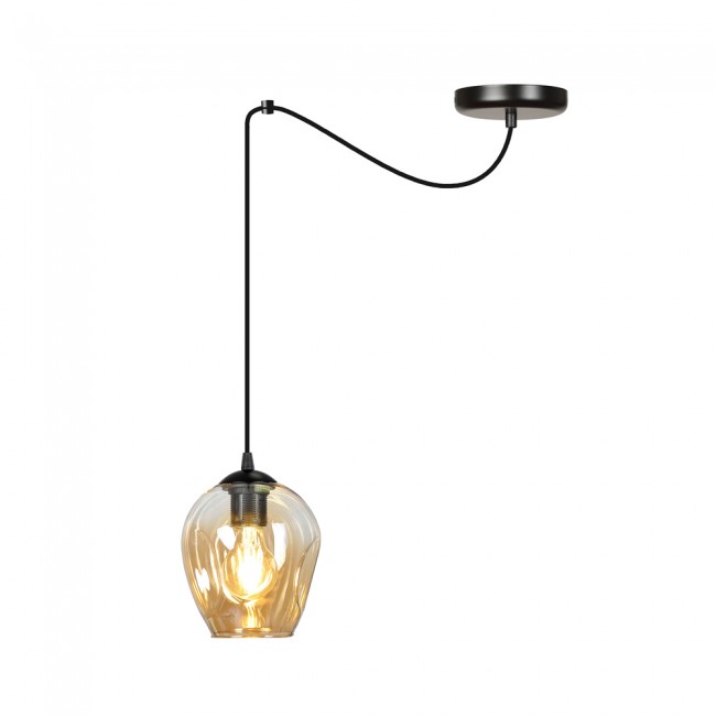 Wonderlamp Lámpara de techo Maranto Ámbar