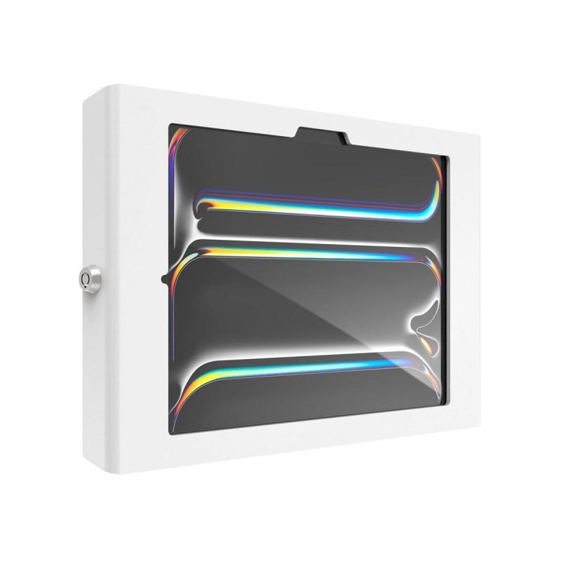 Soporte de pared con carcasa segura Apex para iPad Pro M4 de 11" (2024), color blanco