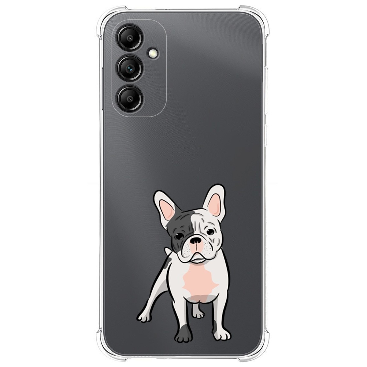 Funda Silicona Antigolpes para Samsung Galaxy A14 4G / 5G diseño Perros 06 Dibujos