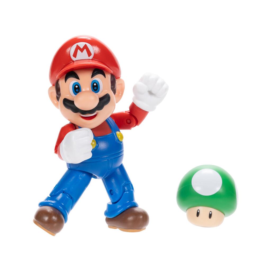 Super Mario Figura de Acción de 10 cm con Accesorio Juguetes Jakks