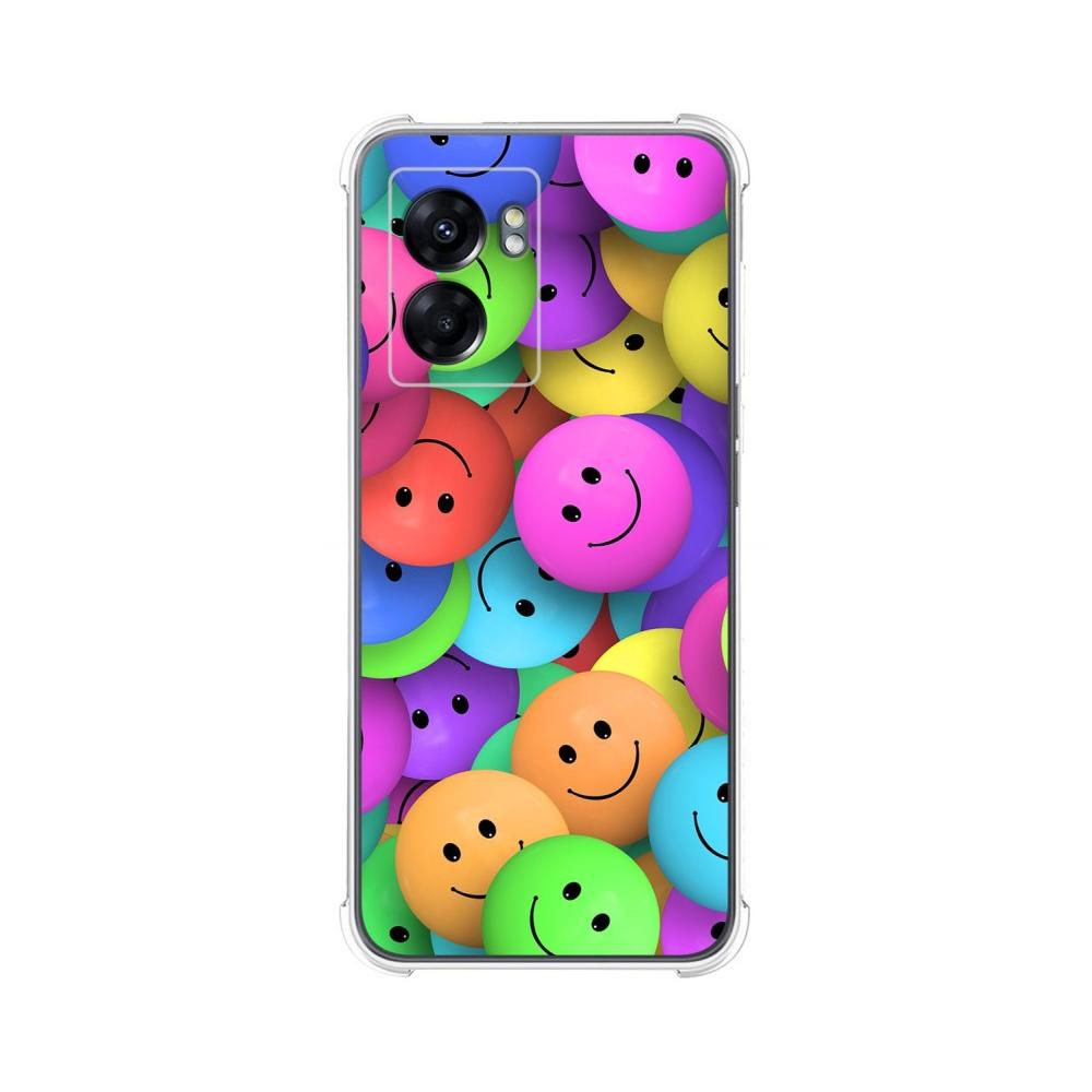 Tumundosmartphone Funda Silicona Antigolpes Realme Narzo 50 5G Diseño Smile Dibujos