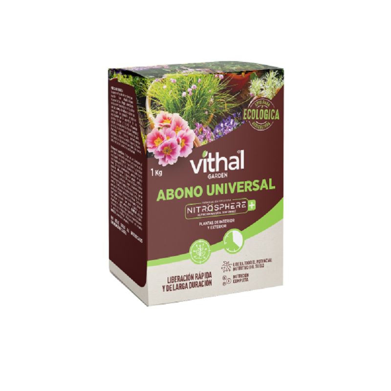 VITHAL GARDEN ABONO UNIVERSAL NITROSPHERE PLUS 1 Kg