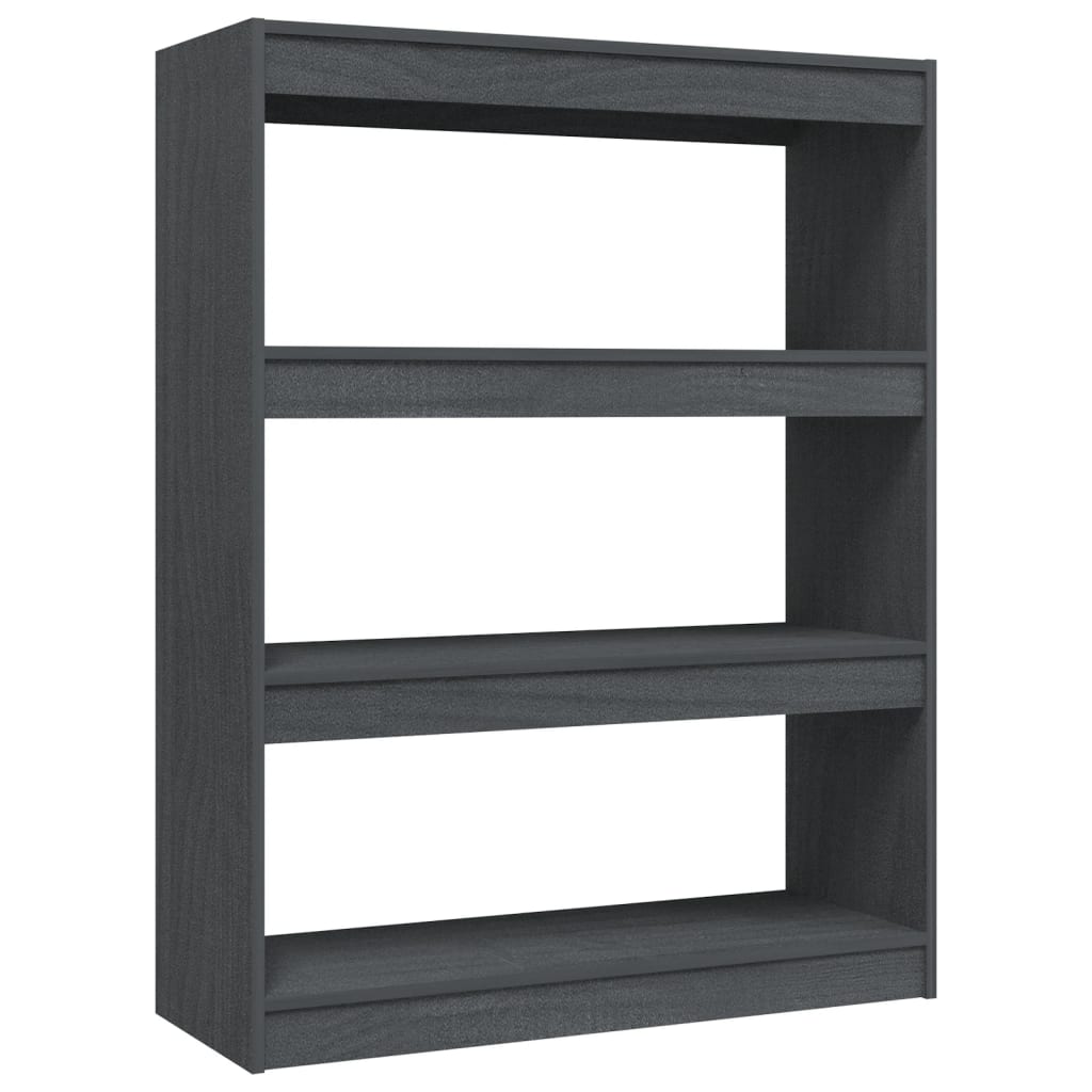 Vidaxl Estantería de Madera Maciza Pino 100x30x103 Cm Natural - Mueble Almacenaje Estantería Oficina