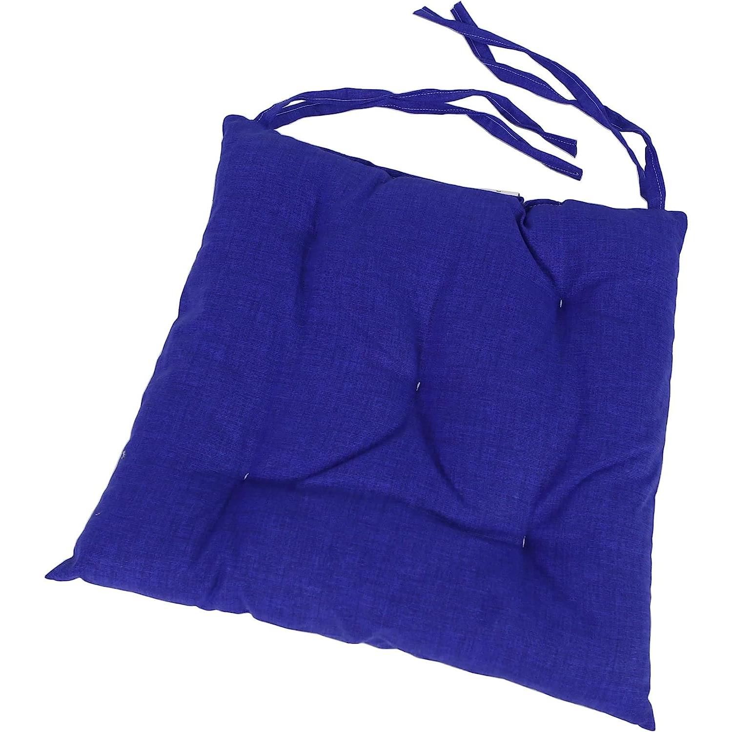 Cojin Acolchado Algoton y Poliester Varios Colores Para Sillas de 40 x 40 cm Para Silla de Jardín, Comedor, Cocina