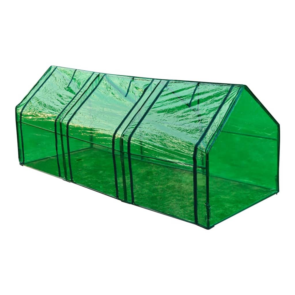 Vidaxl Invernadero con 3 Puertas 240x90x90 Verde Resistente a la Rotura