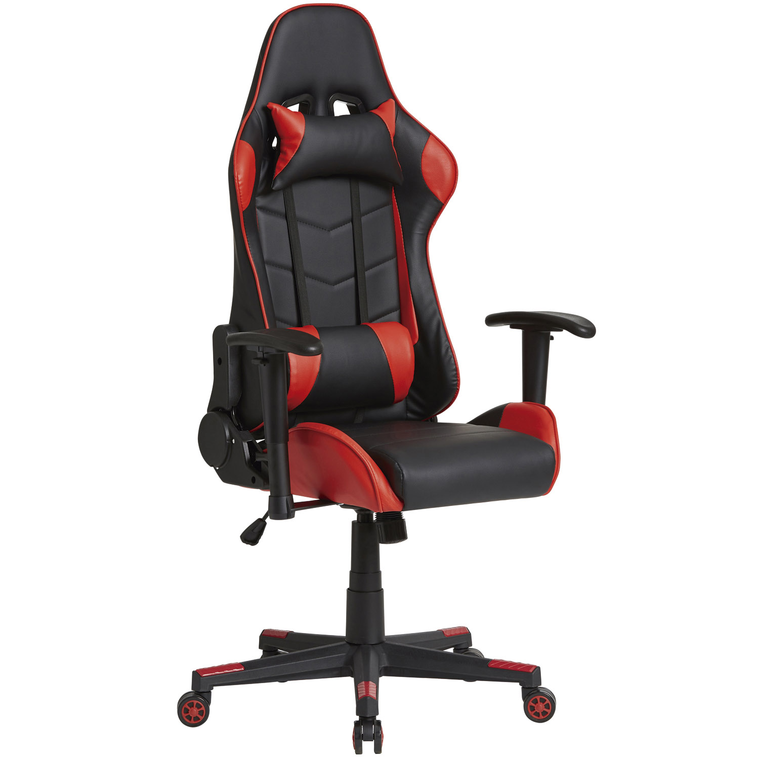Sillón de Oficina VS Venta-Stock Gaming Rojo/azul/gris, Ergonómico y Regulable en Altura