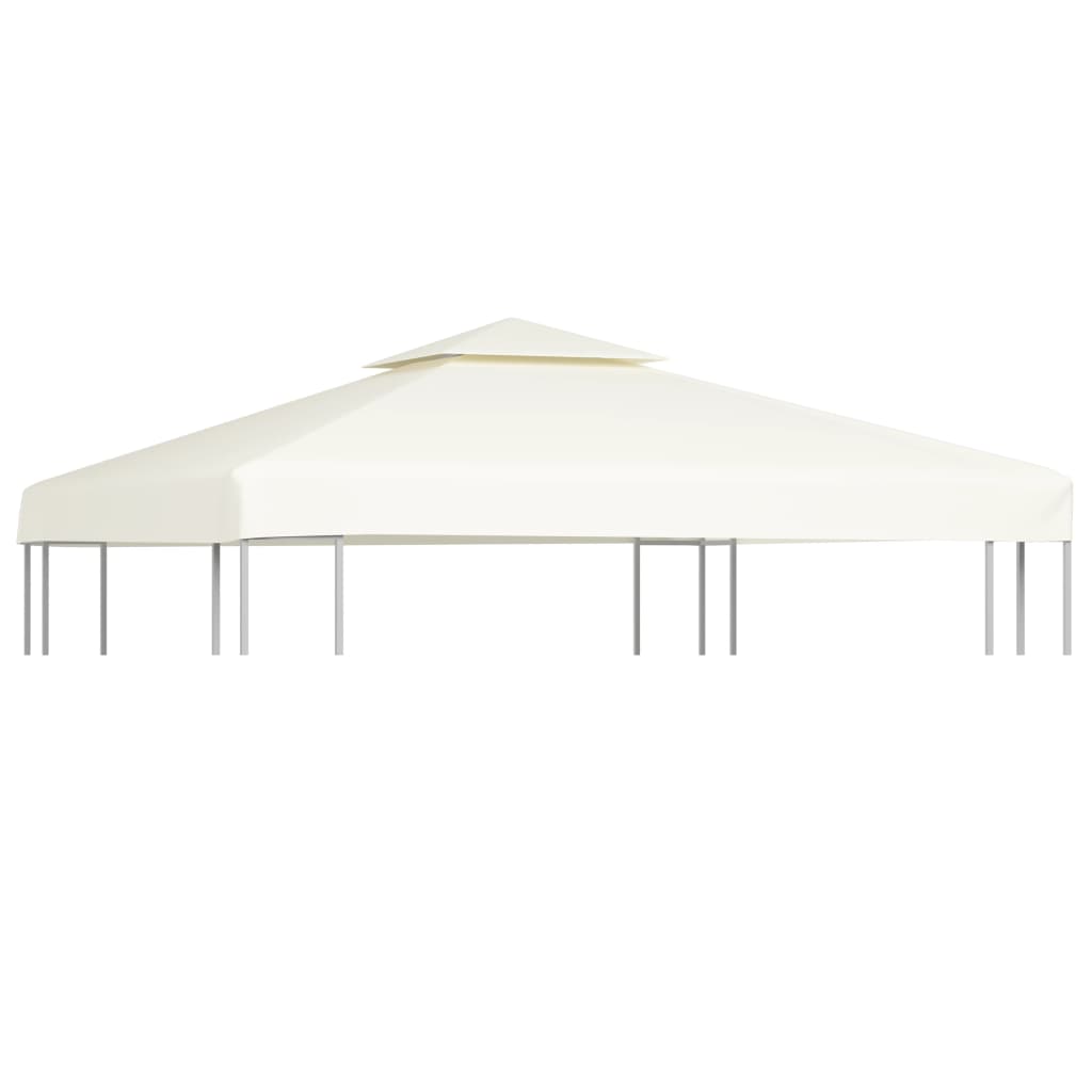 vidaXL Cubierta de Repuesto de Cenador Toldo de Carpa Techo Refugio Jardín Patio  310 g/m² 3x3 m