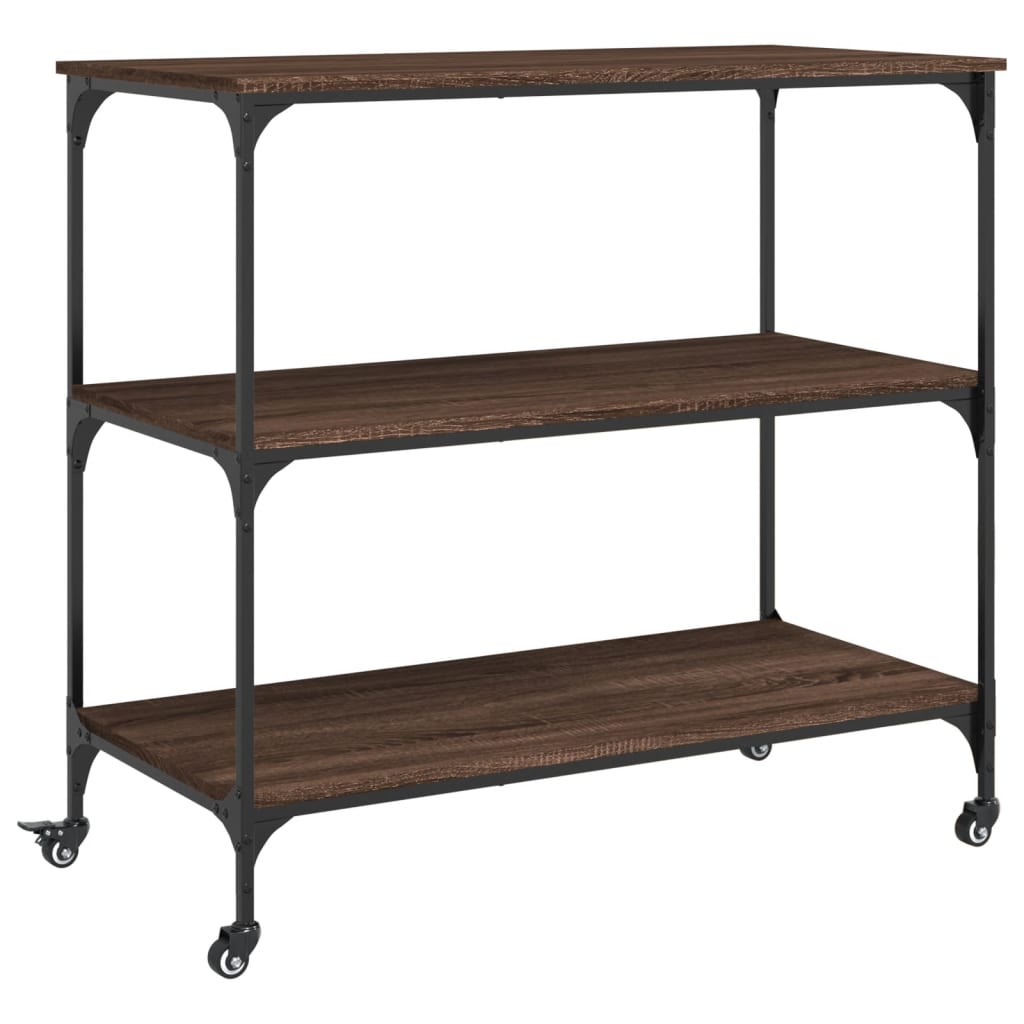 vidaXL Carrito de cocina madera ingeniería 102x50x95 cm