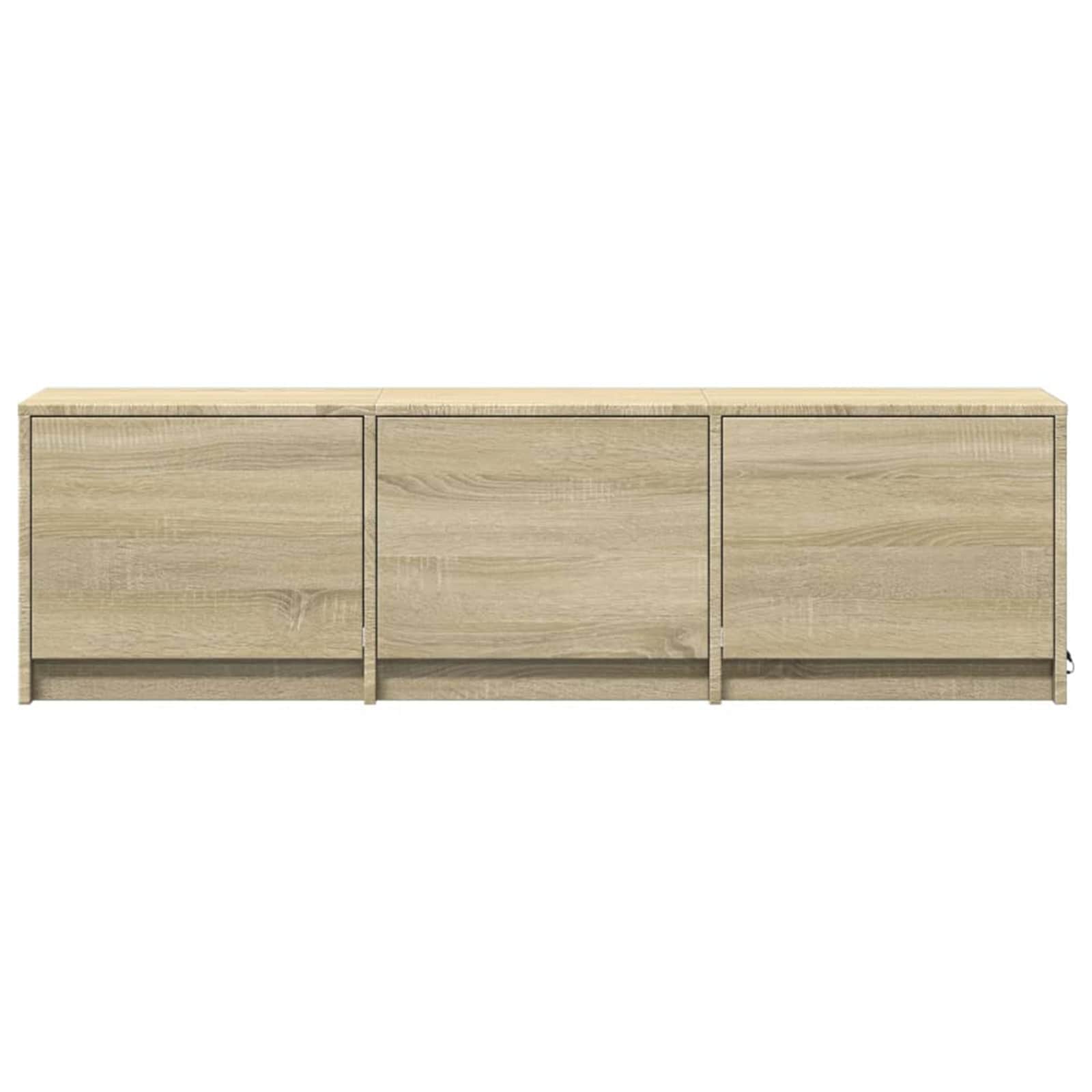 vidaXL Mueble de TV con LED 140 x 34 x 40 cm Madera de ingeniería