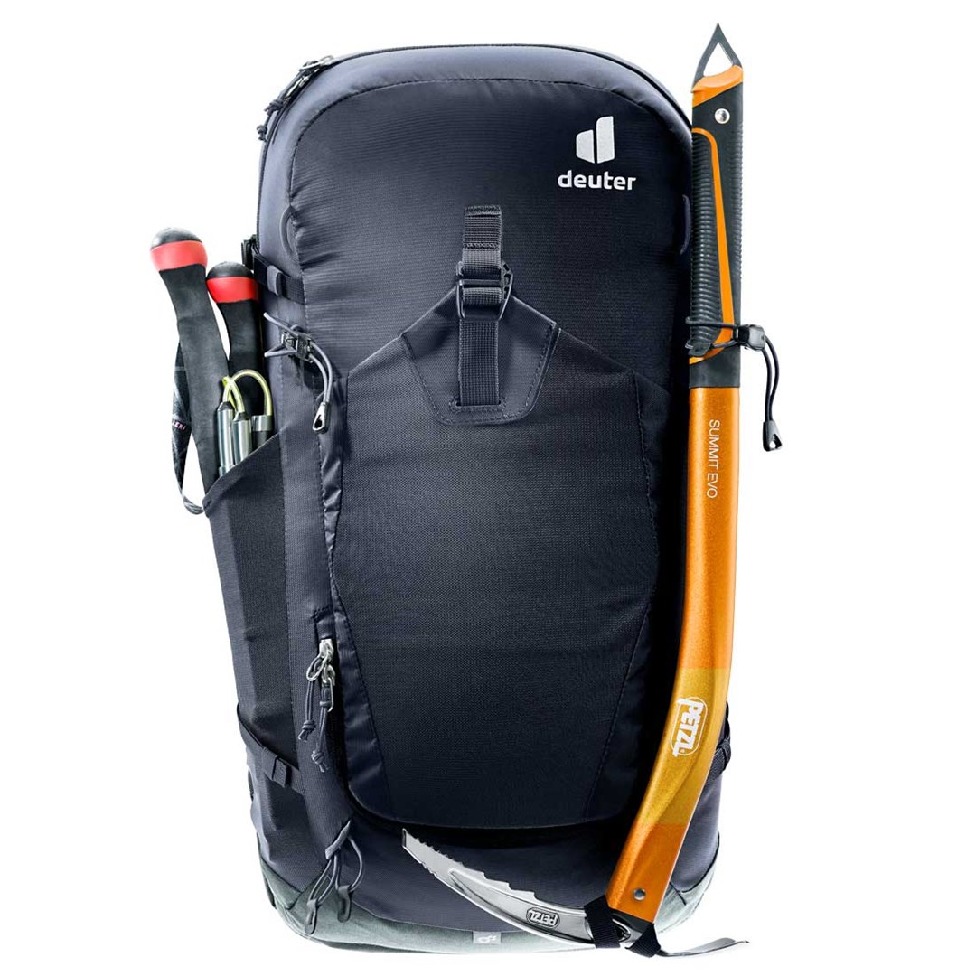Mochila de senderismo Deuter Trail Pro 33 de pizarra negra