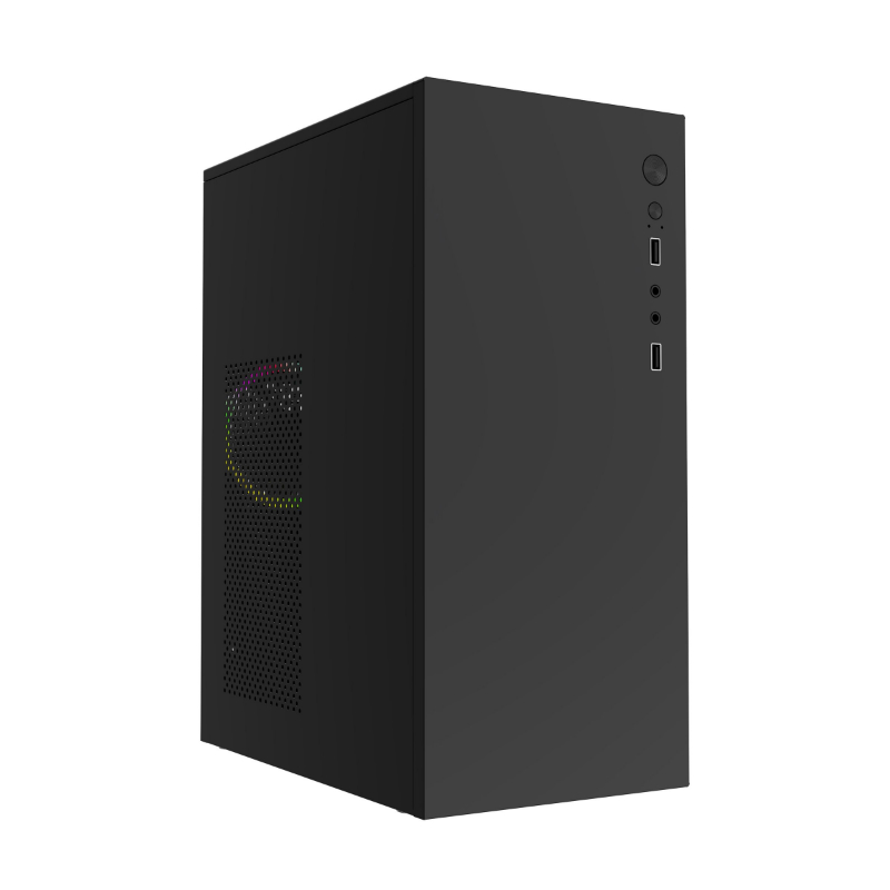Caja Approx PC Micro ATX APPC-205F USB 3.0 Fuente 500W, Color Negro