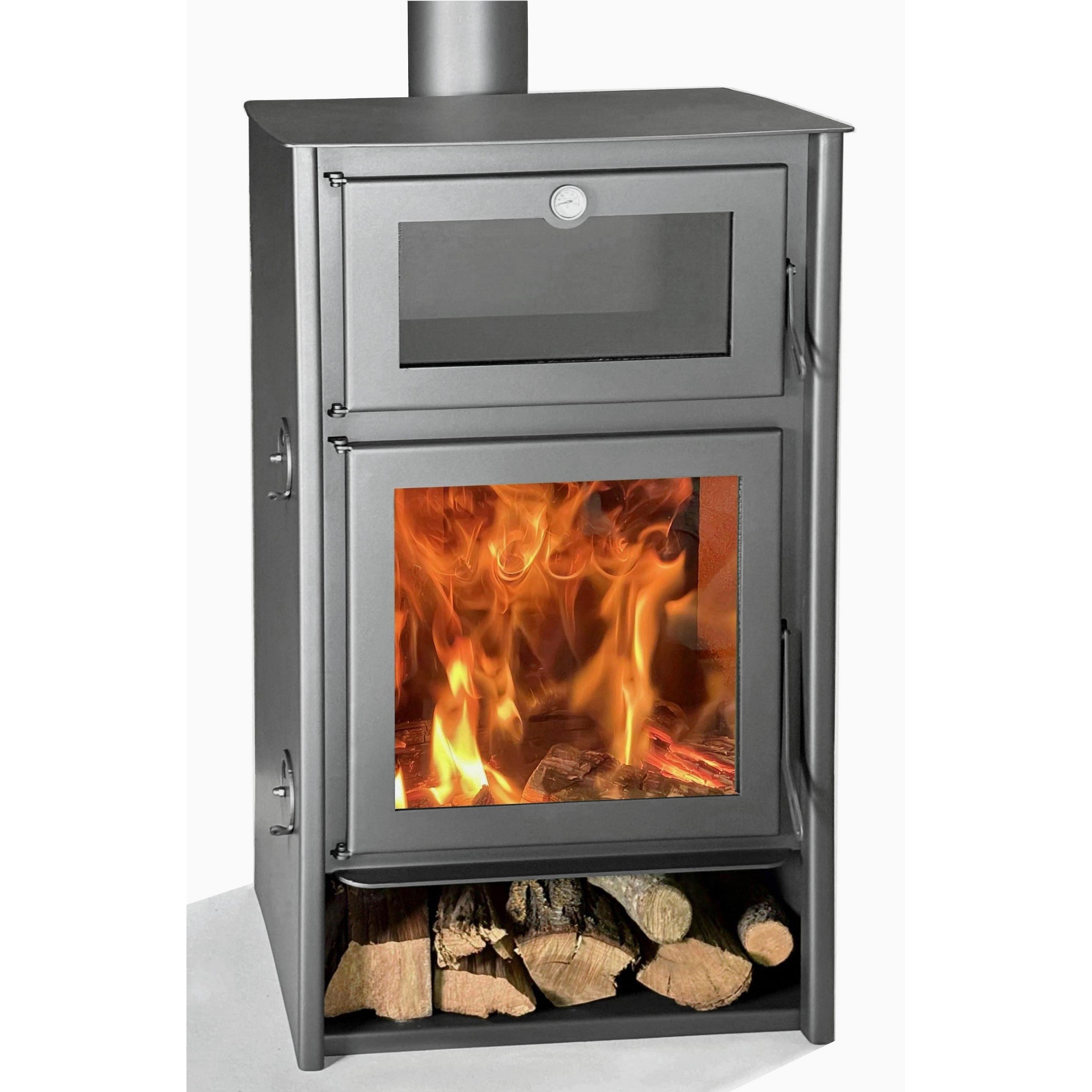 ESTUFA DE LEÑA CON HORNO JUAN PANADERO MODELO NICE 11 KW