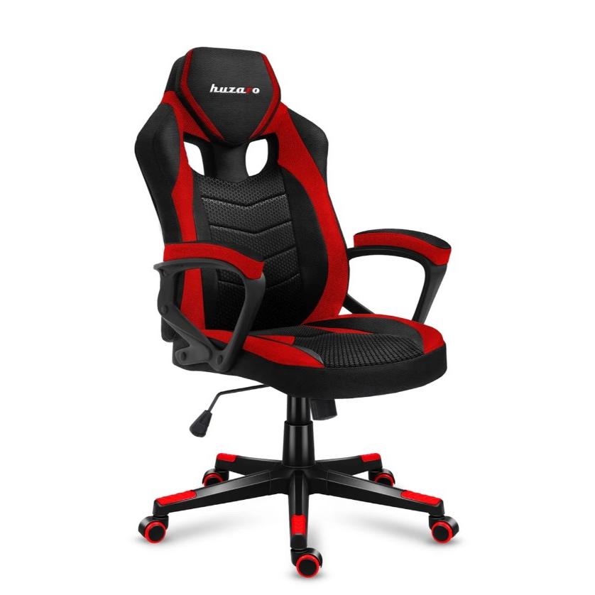 Silla gaming Huzaro FORCE 2.5 de malla roja