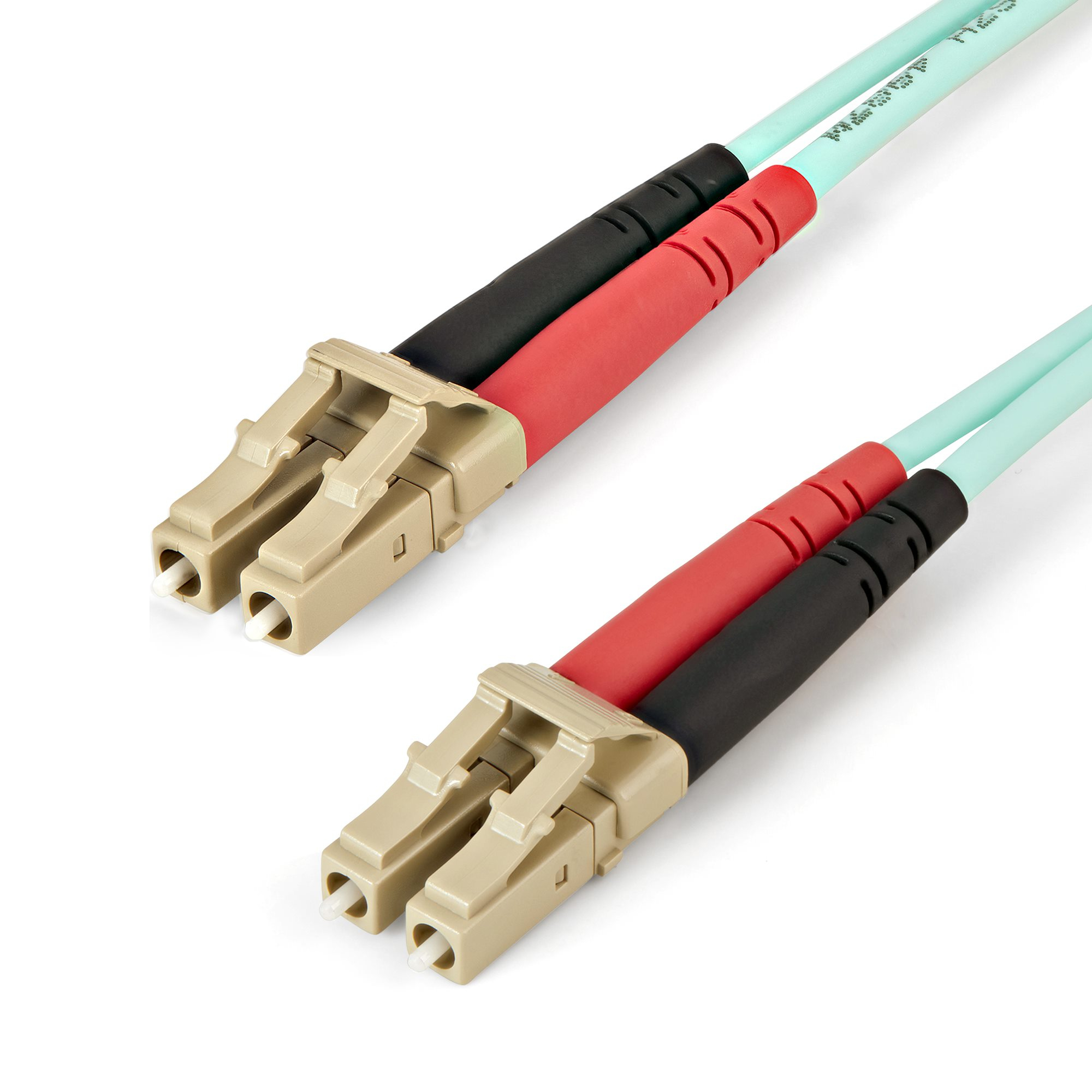 StarTech.com Cable de 2m de Fibra Óptica Dúplex Multimodo OM4 de 100Gb 50/125 LSZH LC a LC - Aguamar
