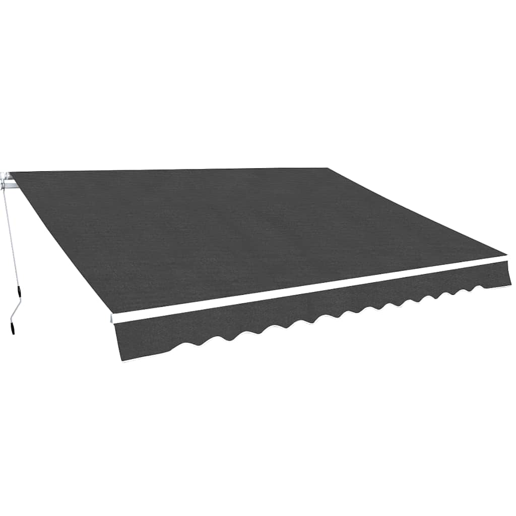 vidaXL Toldo plegable de operación manual antracita Multitalle