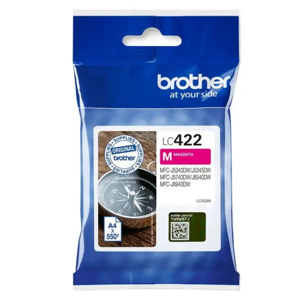 Cartucho de Tinta Original Brother LC-422M Magenta