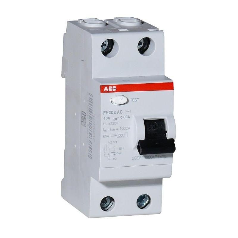 Disyuntor diferencial FH202 AC-40/0,03 - 2 polos