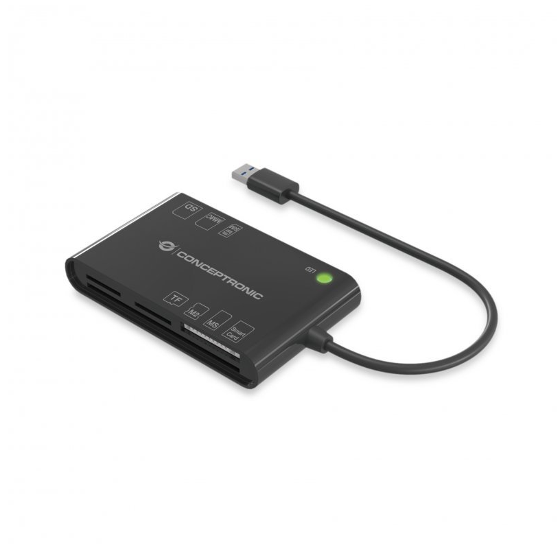 Conceptronic bian01b all-in-one smart identification card reader usb 2.0