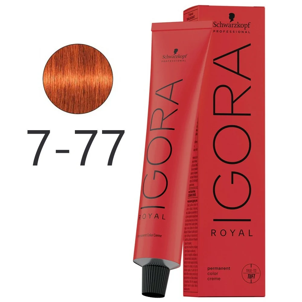 Schwarzkopf Tinte Igora Royal 7-48 Rubio Medio Beige Rojo 60 ml