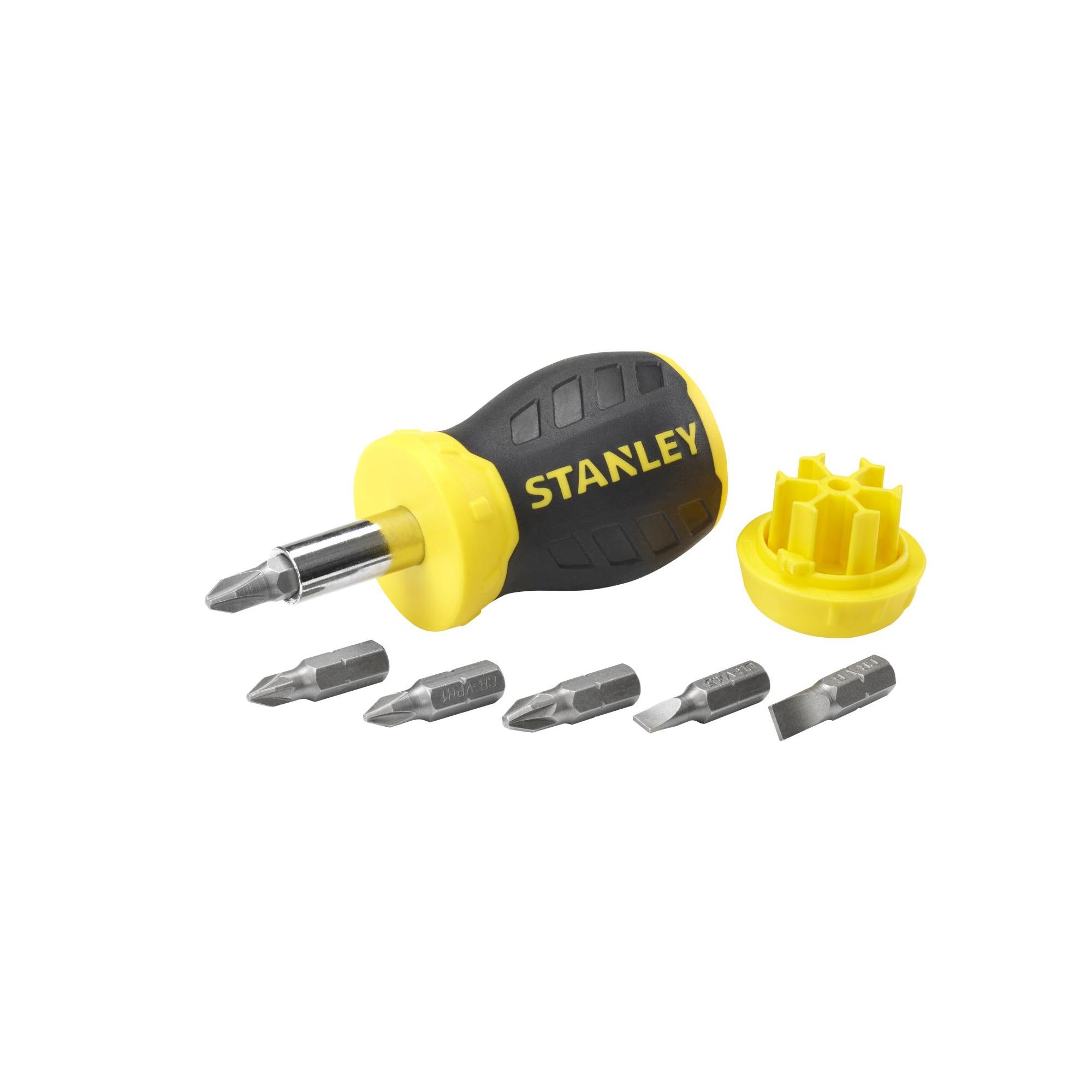 STANLEY 0-66-357 Multipuntas extracorto sin carraca + 6 puntas | STANLEY 0-66-357