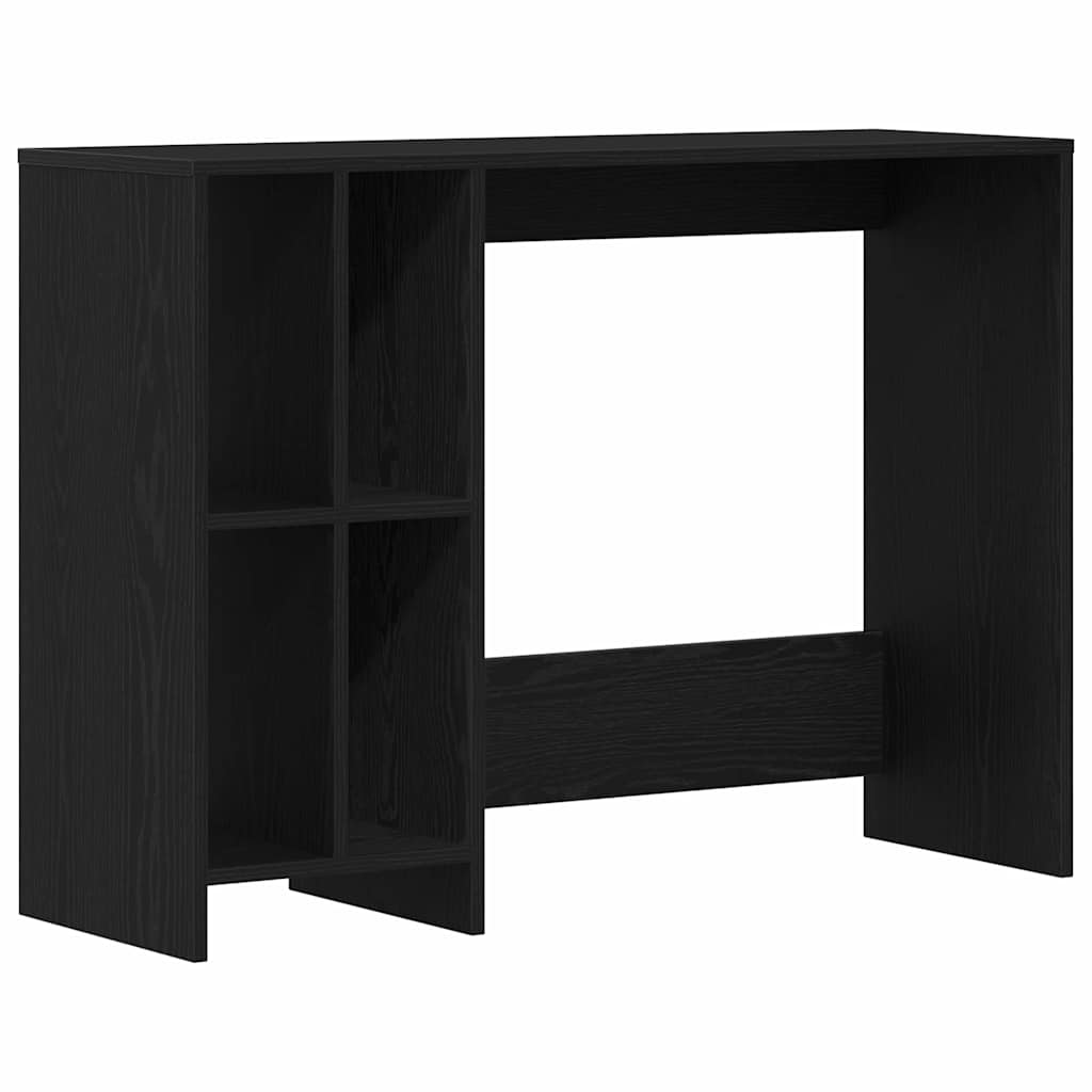 vidaXL Escritorio Roble Negro 102,5 x 35 x 75 cm Madera de ingeniería
