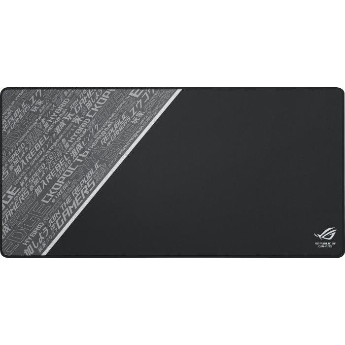 ASUS - Alfombrilla de ratón para juegos ROG Sheath BLK LTD. de tela y caucho con bordes contra enrollamiento y base antiderrapante