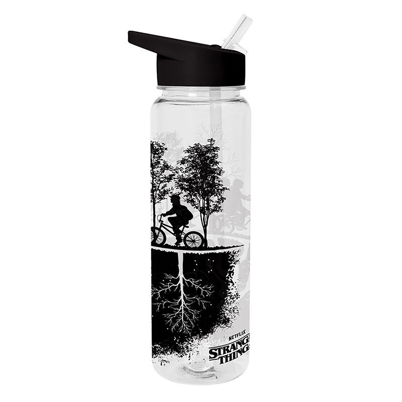 Botella plástico upside down blanco y negro 700 ml