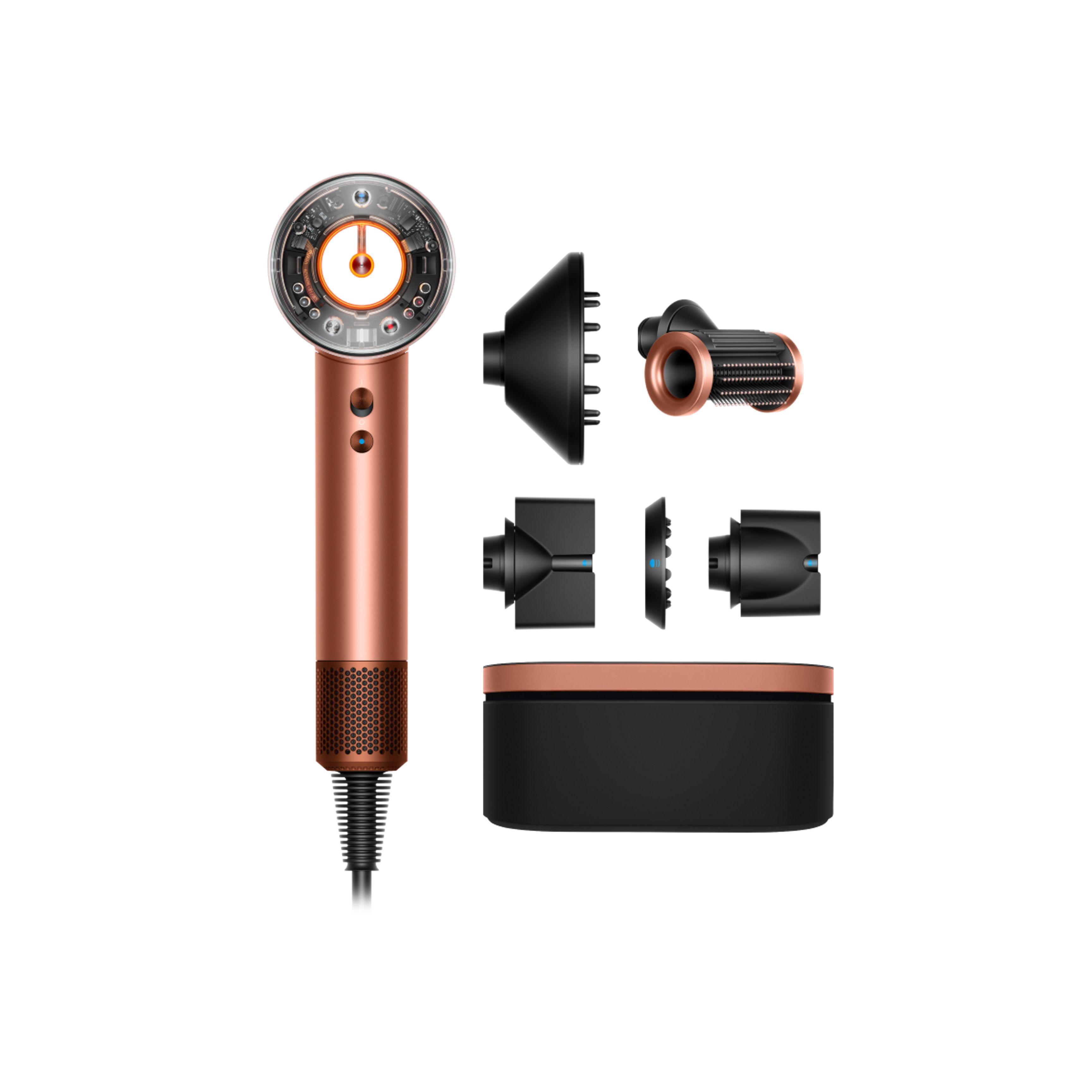 Dyson Supersonic Nural Hyperdymium™ Air Multiplier™, secado inteligente con sensores y control térmico, Amber Silk