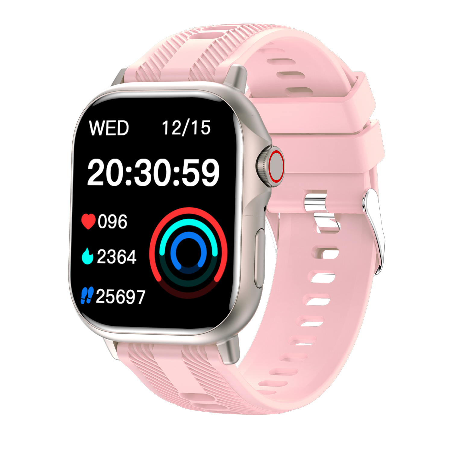 DAM. Smartwatch B05 con llamadas BT, notificaciones push. Monitor deportivo y de salud. Corona multifunción. 4x1x6cm