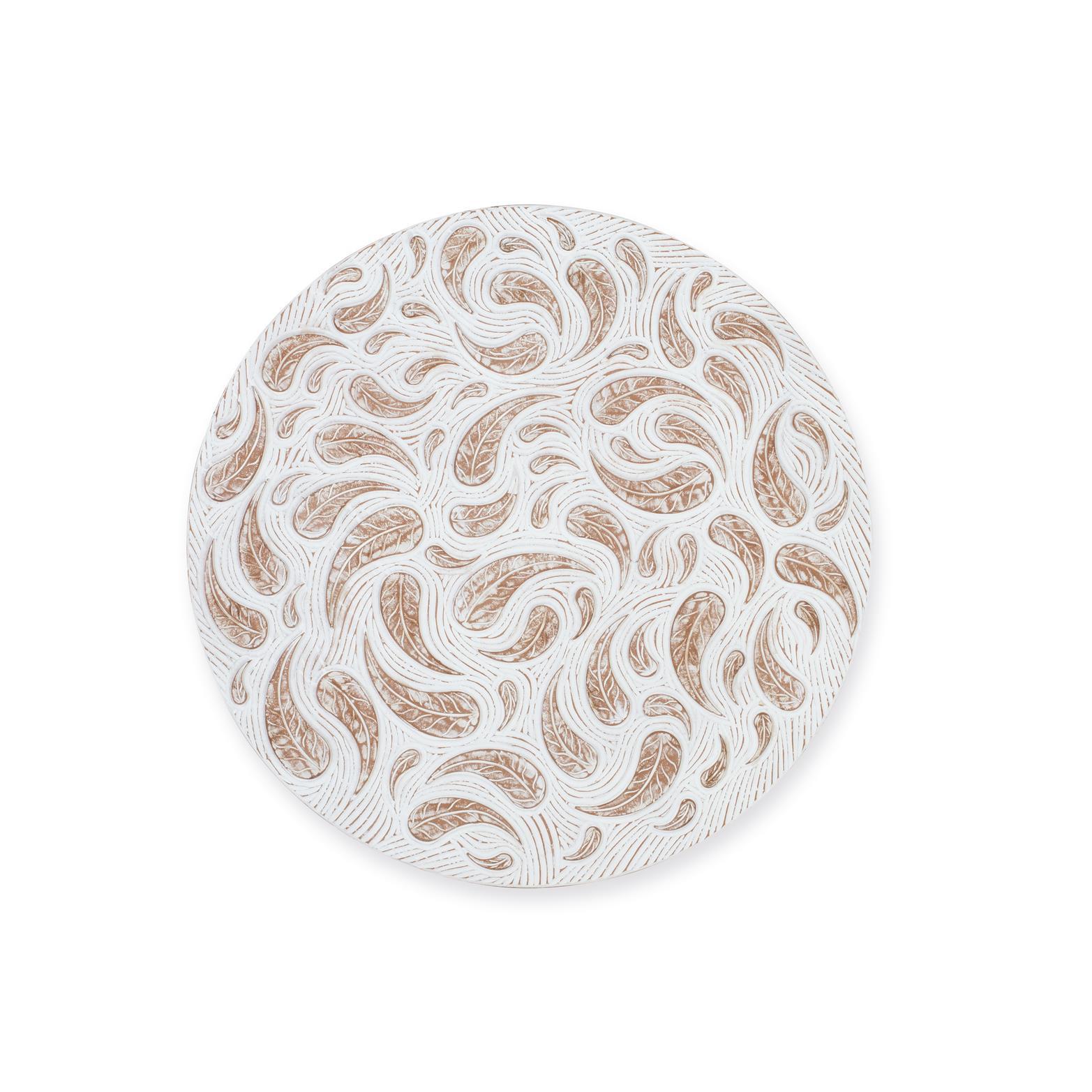 Panel en mdf decapado blanco