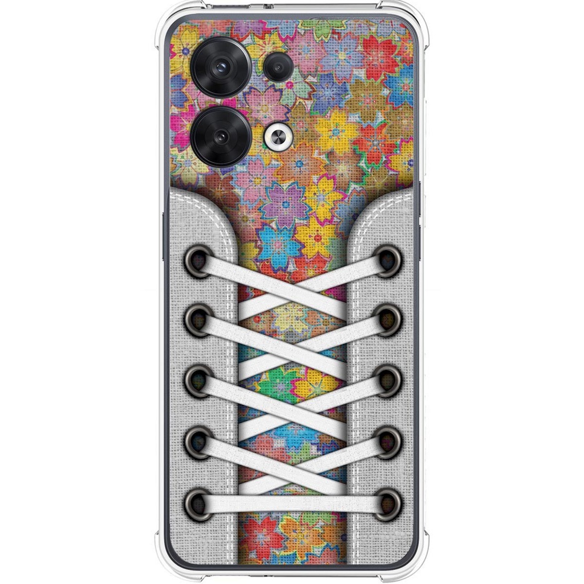 Funda Silicona Antigolpes para Oppo Reno 8 5G diseño Zapatillas 05 Dibujos
