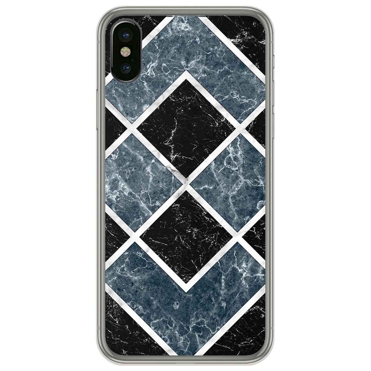 Tumundosmartphone Funda Gel Tpu para Iphone X / Xs diseño Mármol 06 Dibujos