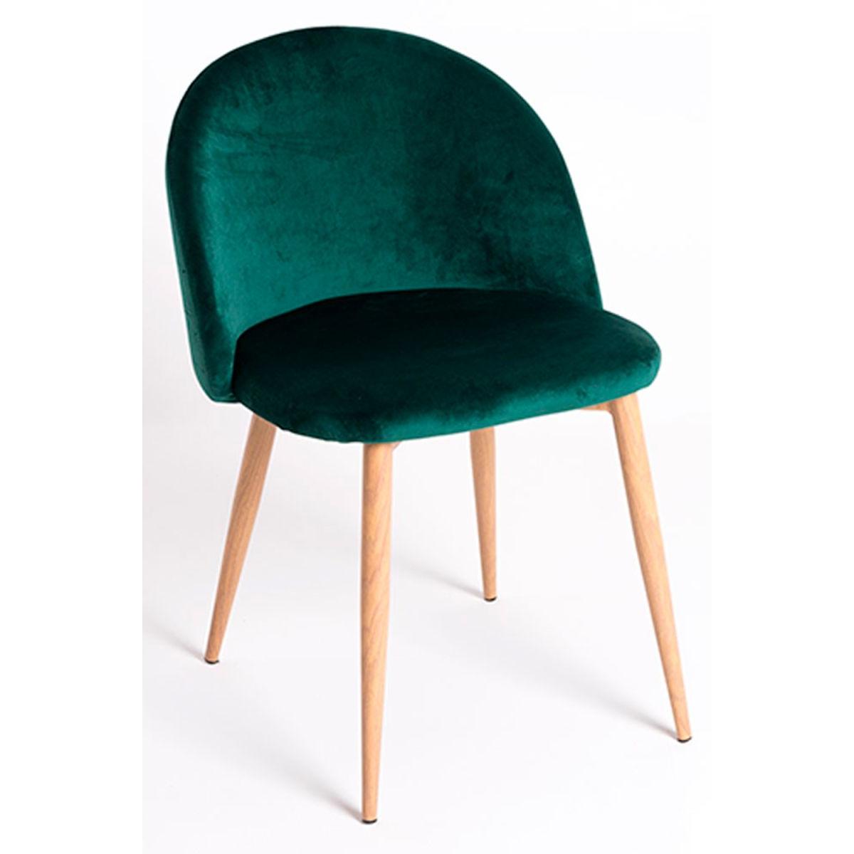 Regalos Miguel - Packs Sillas Comedor - Pack 6 Sillas Vint Terciopelo - Verde